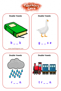 double vowels spelling - TeachingCave.com - TeachingCave.com