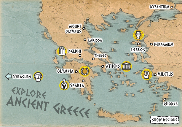 Ancient Greece Maps For Students